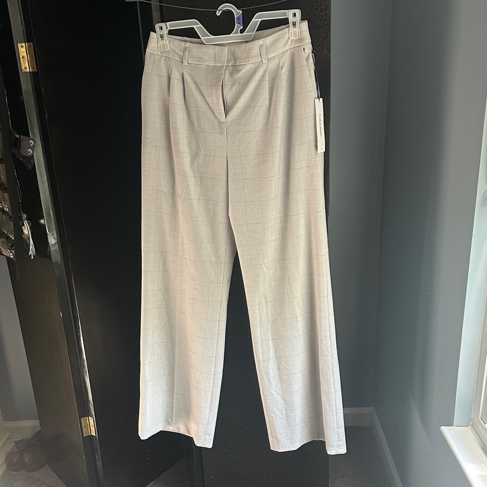 Calvin Klein Light Gray Trousers